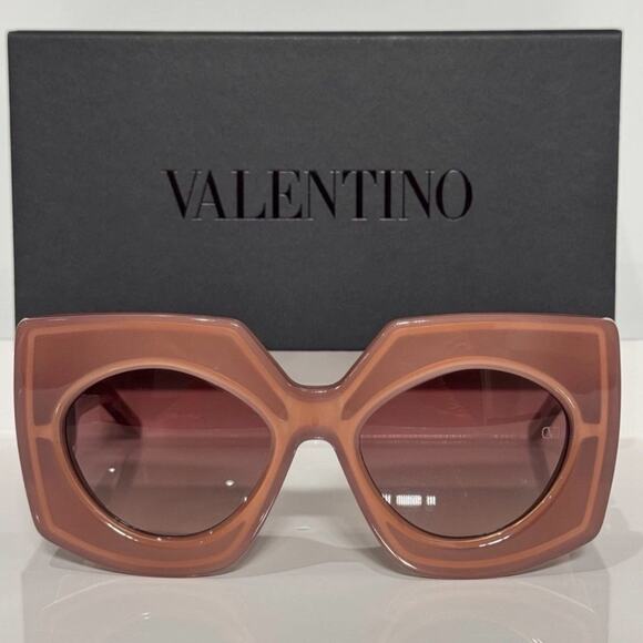 New! Valentino V SOUL VLS 127B Designer Brown Sunglasses, Authentic main image 11